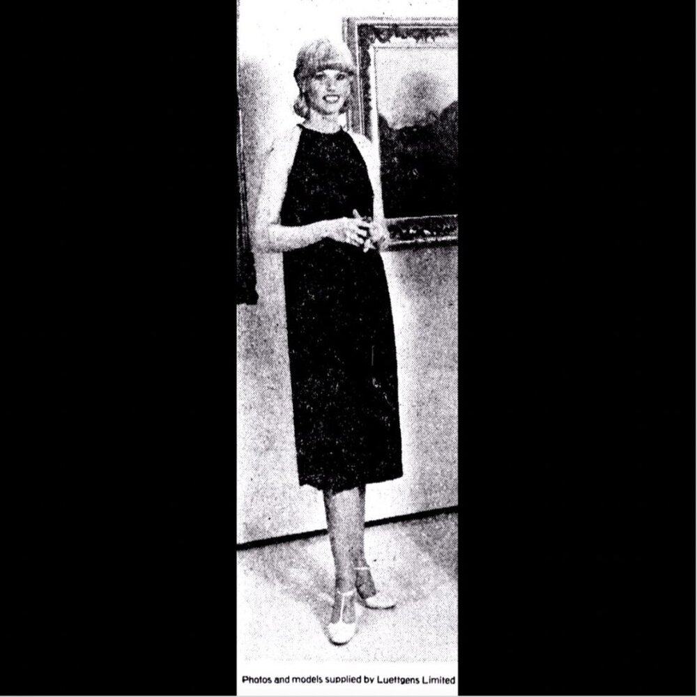 Saks Fifth Avenue Albert Capraro Black Midi Dress - Picture 11 of 11